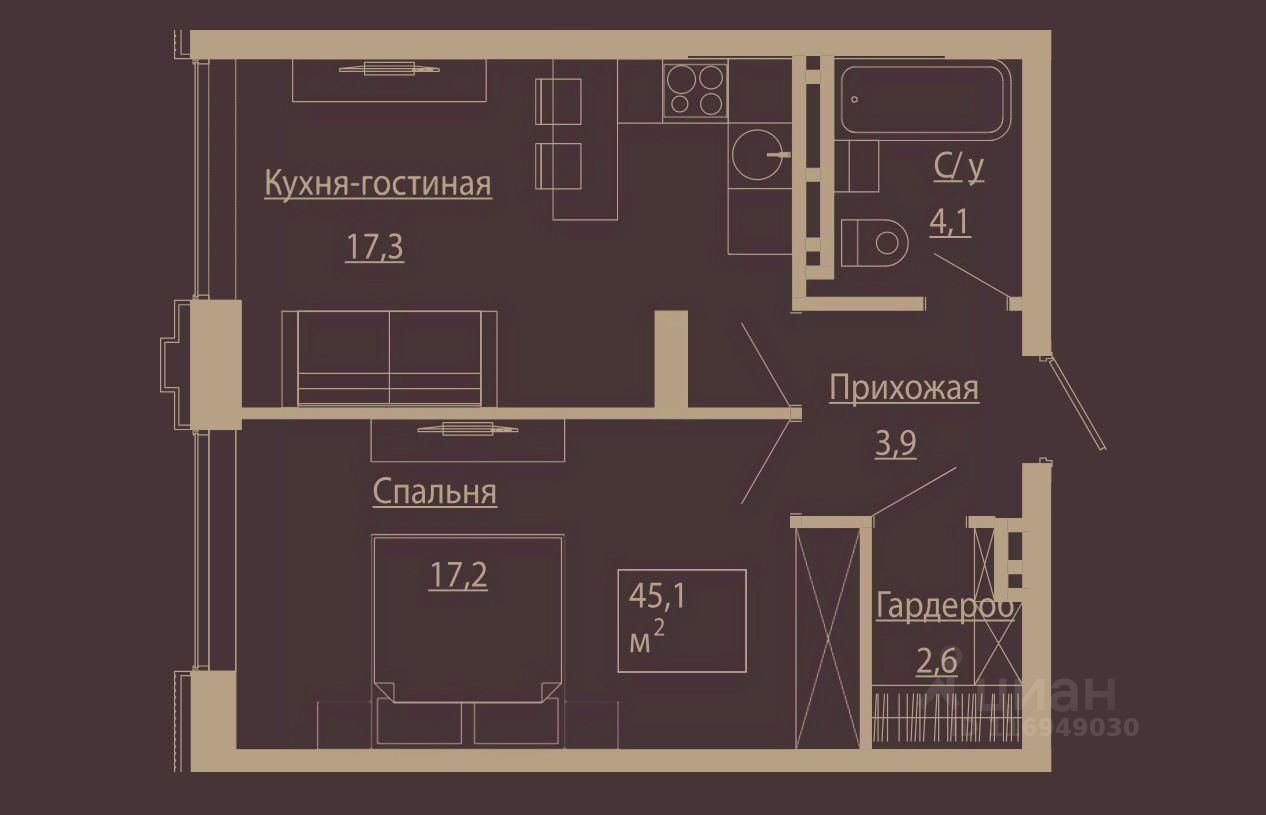 Купить квартиру на улице Чаплыгина в городе Новосибирск, продажа квартир во  вторичке и первичке на Циан. Найдено 110 объявлений