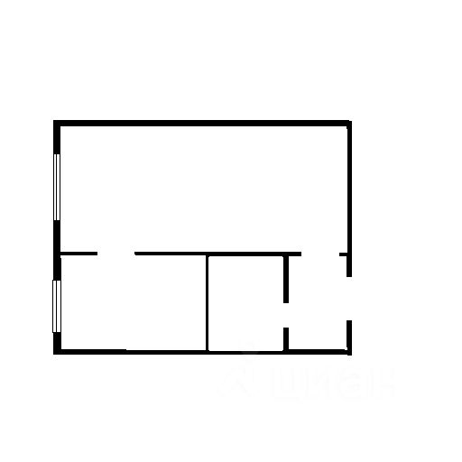 Планировка этой квартиры по данным Циан