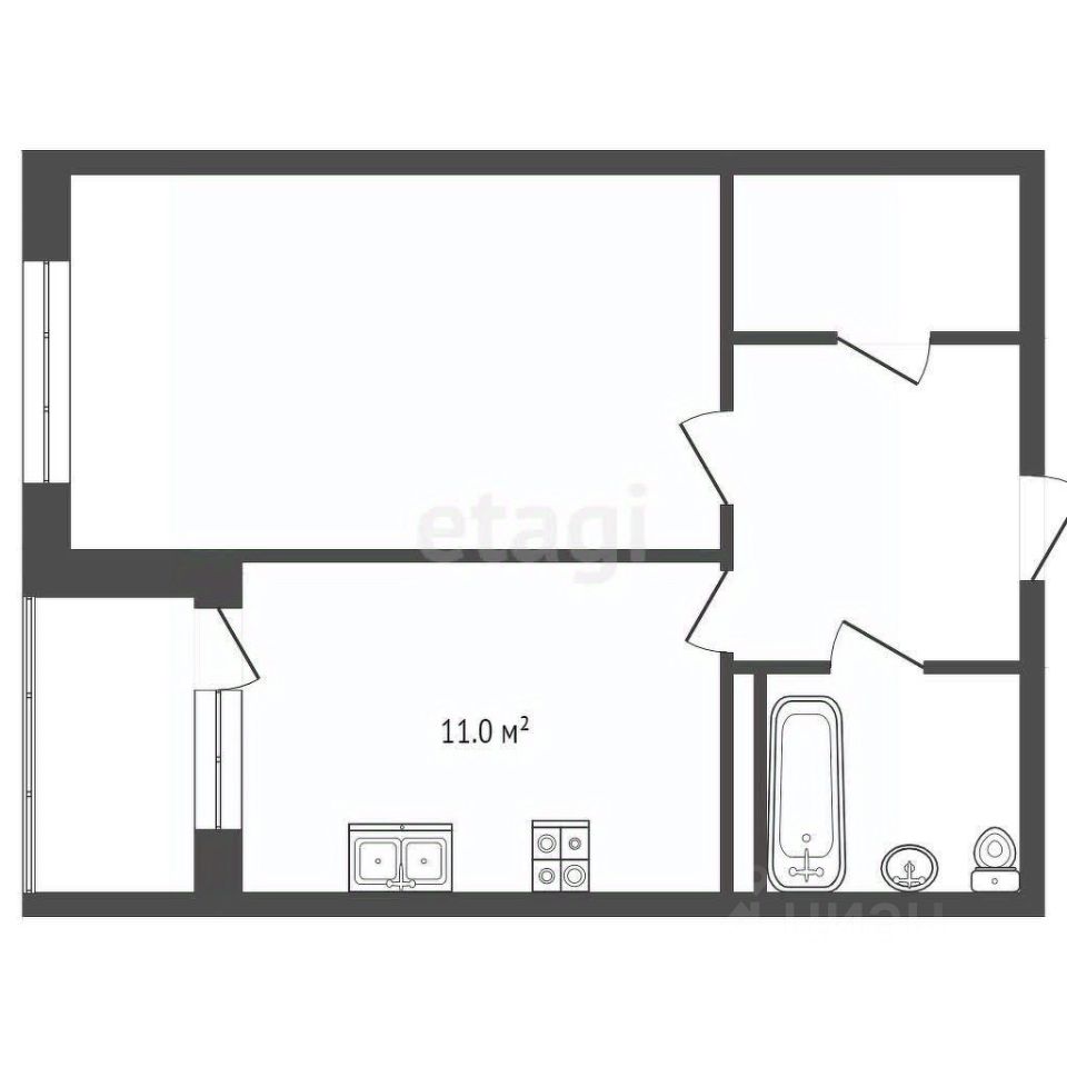 Купить однокомнатную квартиру 44,5м² бул. Спасо-Тушинский, 2, Московская  область, Красногорск городской округ, Путилково деревня, м. Митино - база  ЦИАН, объявление 302487738