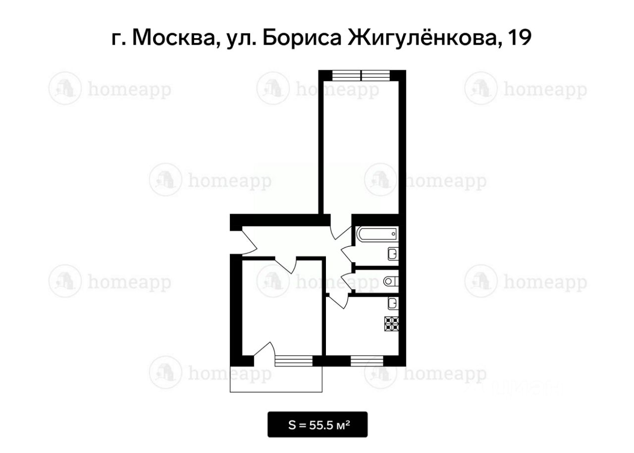 Купить квартиру на улице Бориса Жигуленкова в Москве, продажа квартир во  вторичке и первичке на Циан. Найдено 7 объявлений