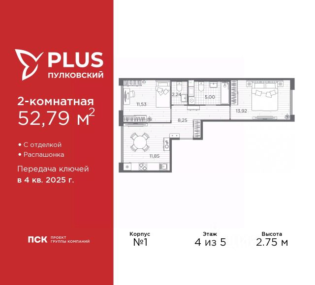 ЖК «PLUS Пулковский»