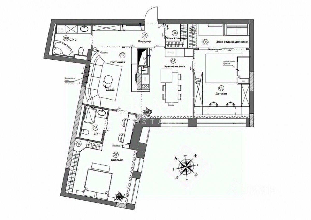 Купить 3-комнатную квартиру в ЖК Barrin House в Москве от застройщика,  официальный сайт жилого комплекса Barrin House, цены на квартиры, планировки.  Найдено 14 объявлений.