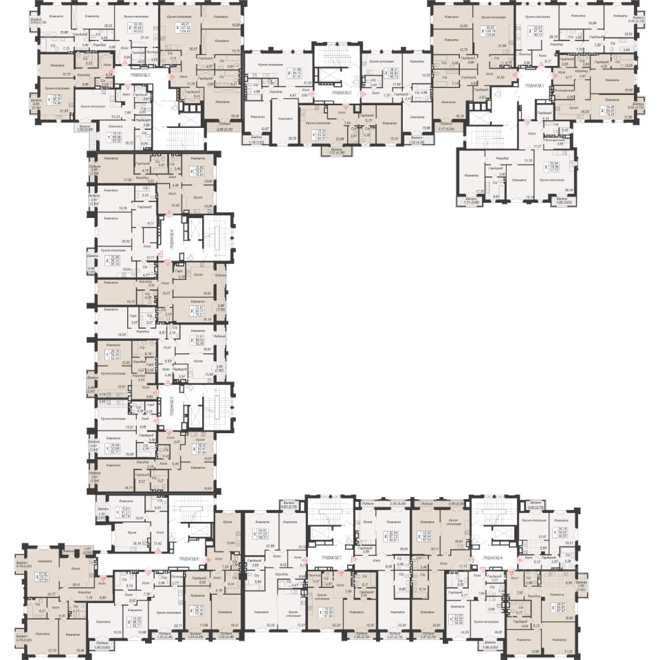 Продажа трехкомнатной квартиры 87,5м² Социалистическая ул., 118, Ростов-на-Дону,  Ростовская область - база ЦИАН, объявление 302689903