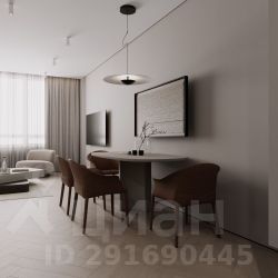 2-комн.апарт., 49 м², этаж 20