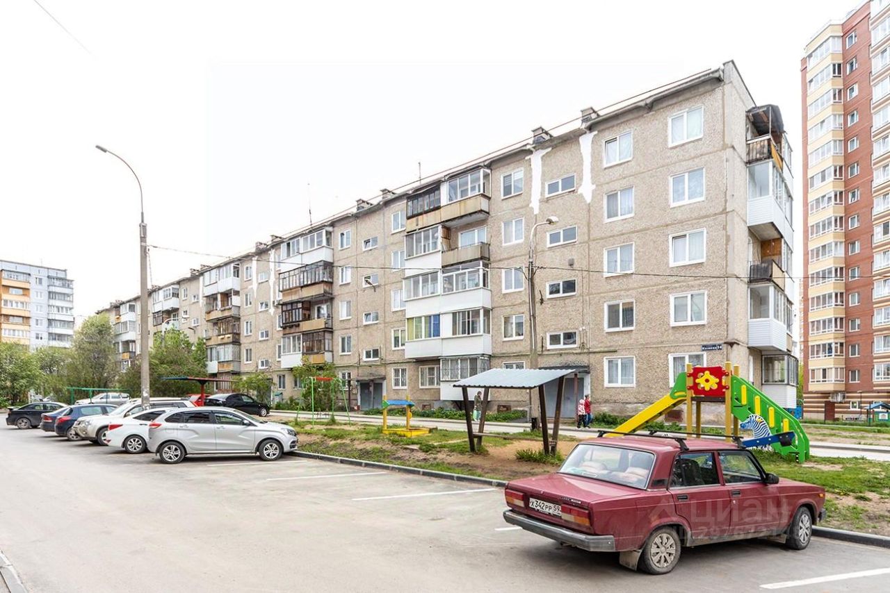 Продажа трехкомнатной квартиры 59,5м² ул. Каляева, 14, Пермь, Пермский край  - база ЦИАН, объявление 297672148