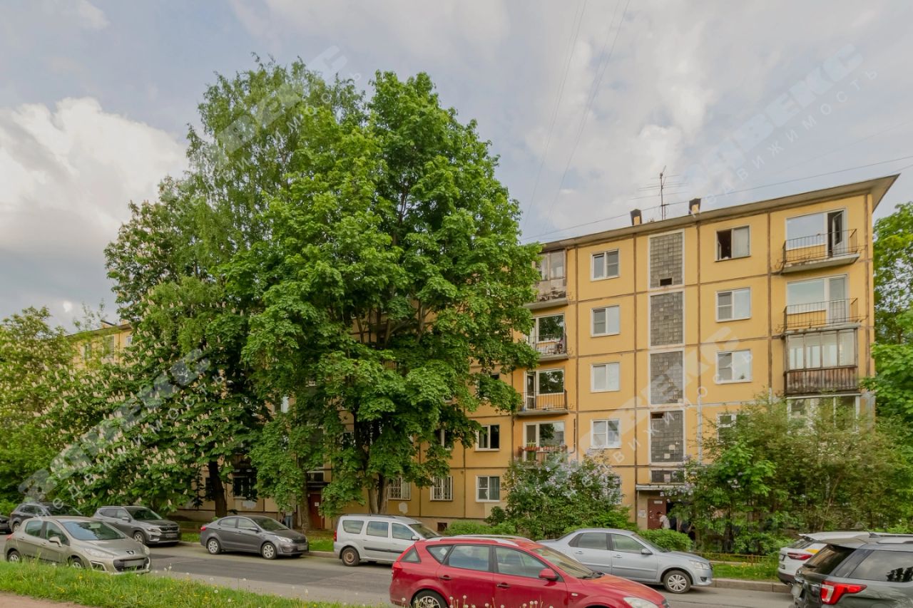 Продажа двухкомнатной квартиры 42,9м² Перевозный пер., 23/25, Санкт- Петербург, м. Новочеркасская - база ЦИАН, объявление 302818105