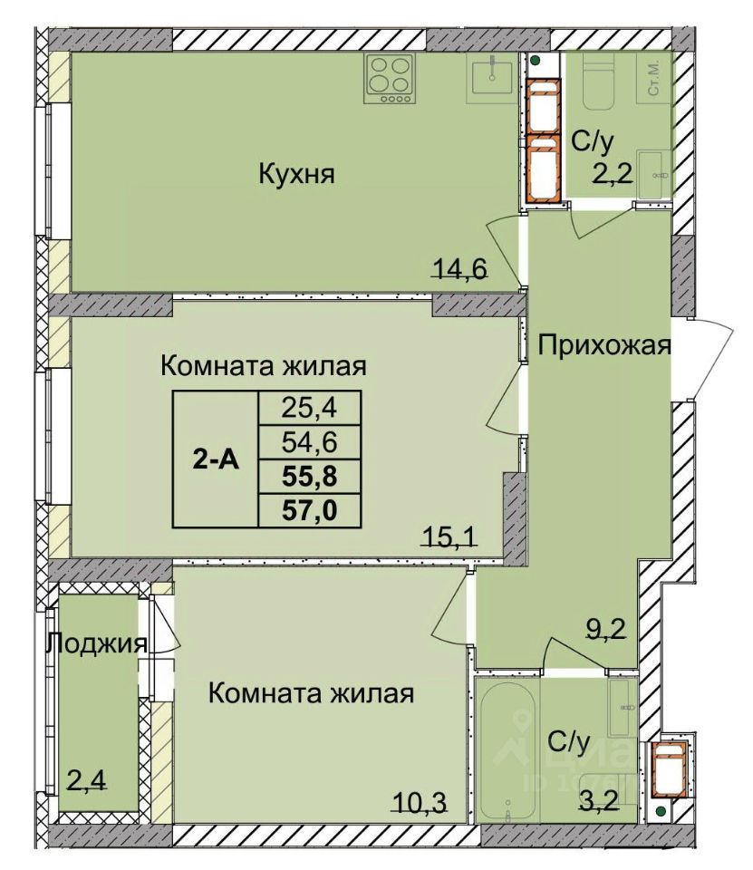 Купить квартиру в микрорайоне проспект Гагарина в городе Нижний Новгород,  продажа квартир недорого. Найдено 964 объявления.