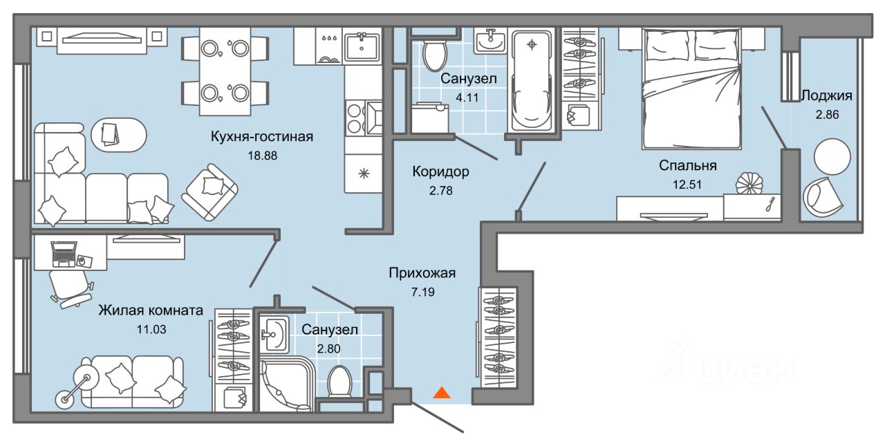 Купить 3-комнатную квартиру в новостройках в Ульяновске, цена на  официальном сайте от застройщика, продажа 3-комнатных квартир в новом доме.  Найдено 662 объявления.