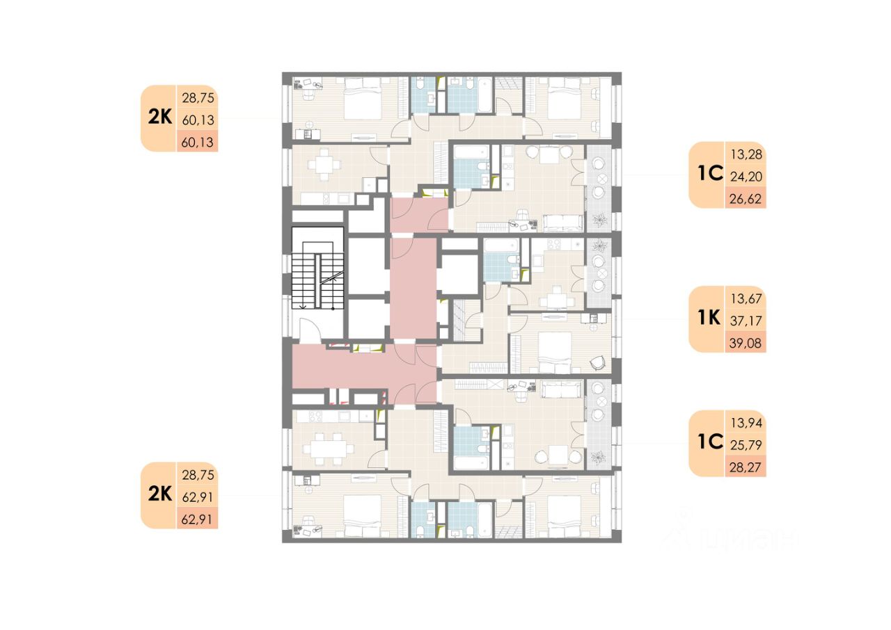 Купить однокомнатную квартиру 39,1м² Котельники, Московская область,  Люберецкий район, Котельники городской округ, м. Котельники - база ЦИАН,  объявление 303134463