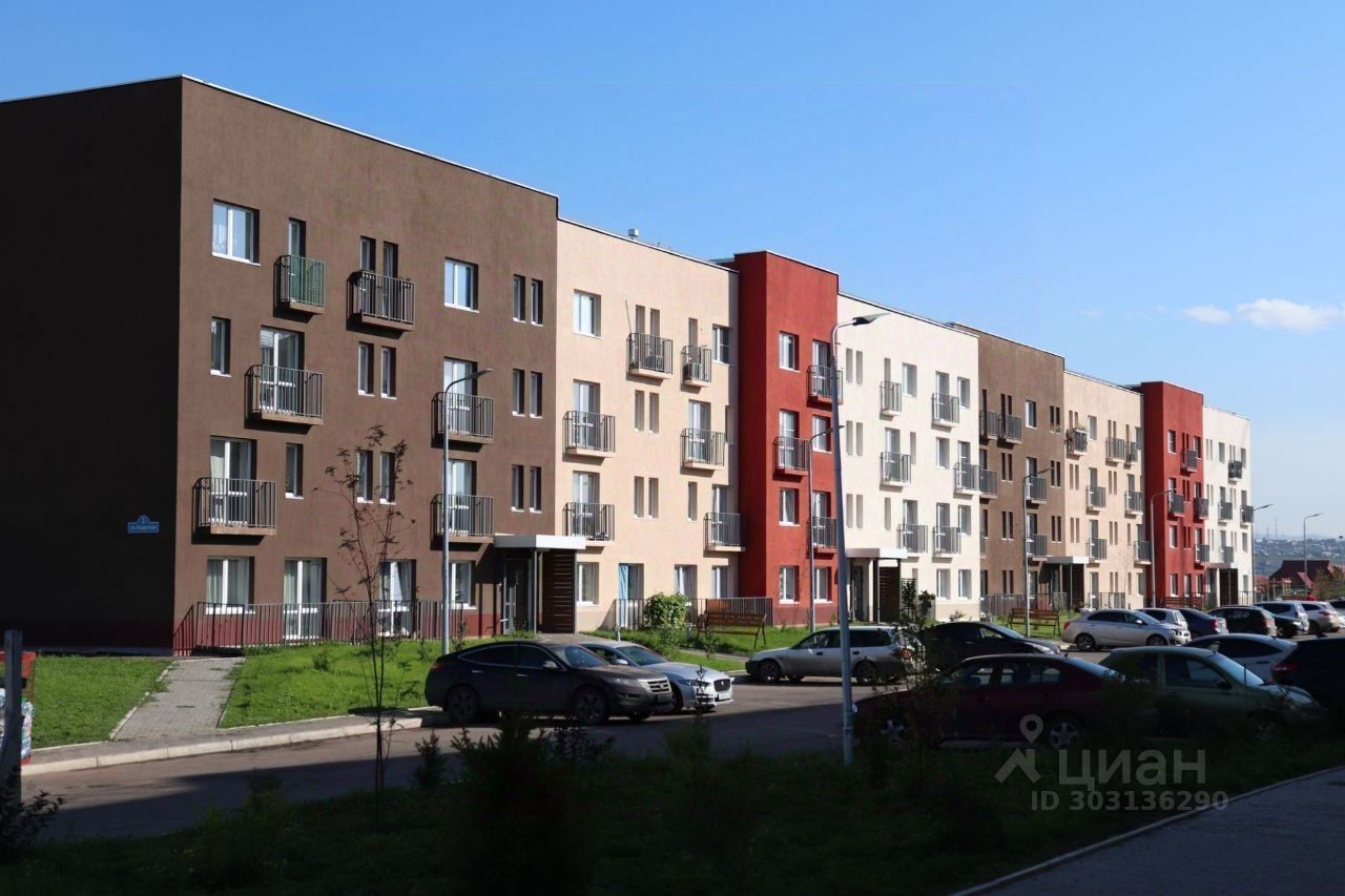 Купить двухкомнатную квартиру 48,5м² Красноярский край, Емельяновский  район, Солонцы поселок, Новалэнд поселок, Живем жилой комплекс - база ЦИАН,  объявление 303136290