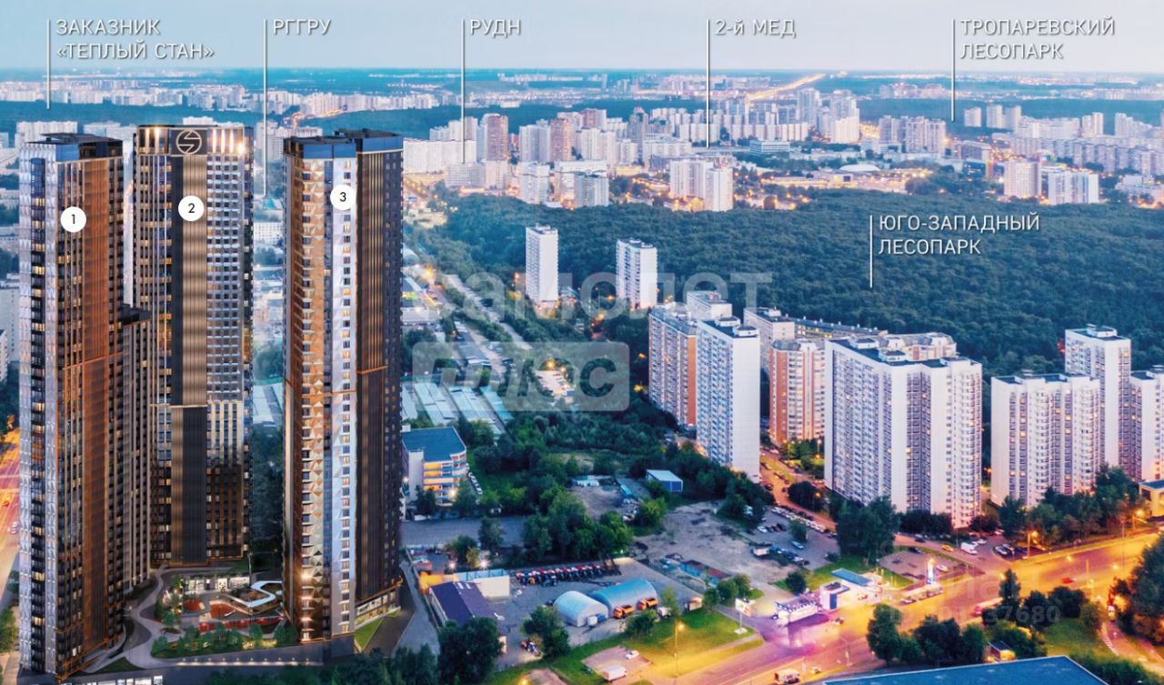 Купить квартиру-студию 29,9м² ул. Академика Волгина, 2С3, Москва, м.  Воронцовская - база ЦИАН, объявление 303337680