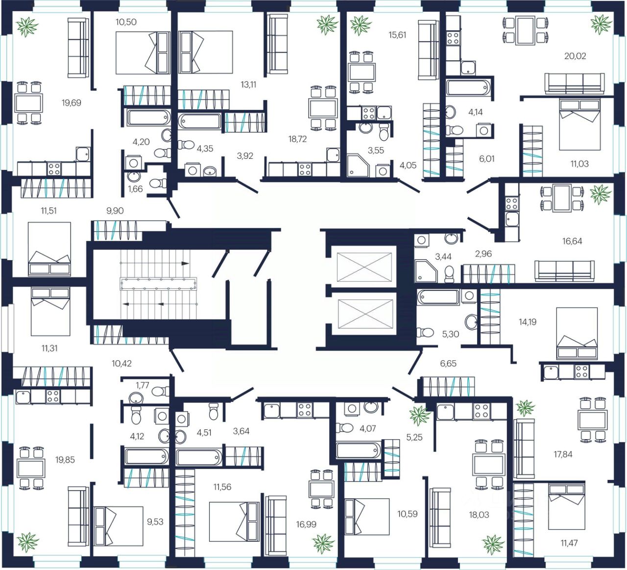 Продажа однокомнатной квартиры 36,7м² ул. Мелиораторов, 6А, Тюмень,  Тюменская область, Мелиораторов микрорайон - база ЦИАН, объявление 303396937