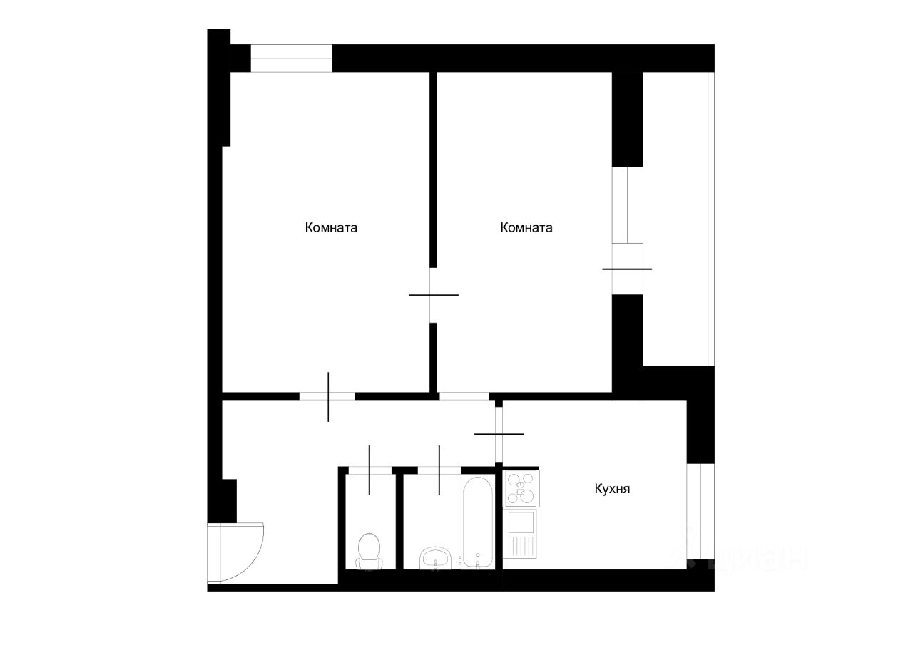 Купить 2-комнатную квартиру вторичка на улице Бажова в Москве, продажа  2-комнатных квартир на вторичном рынке. Найдено 6 объявлений.