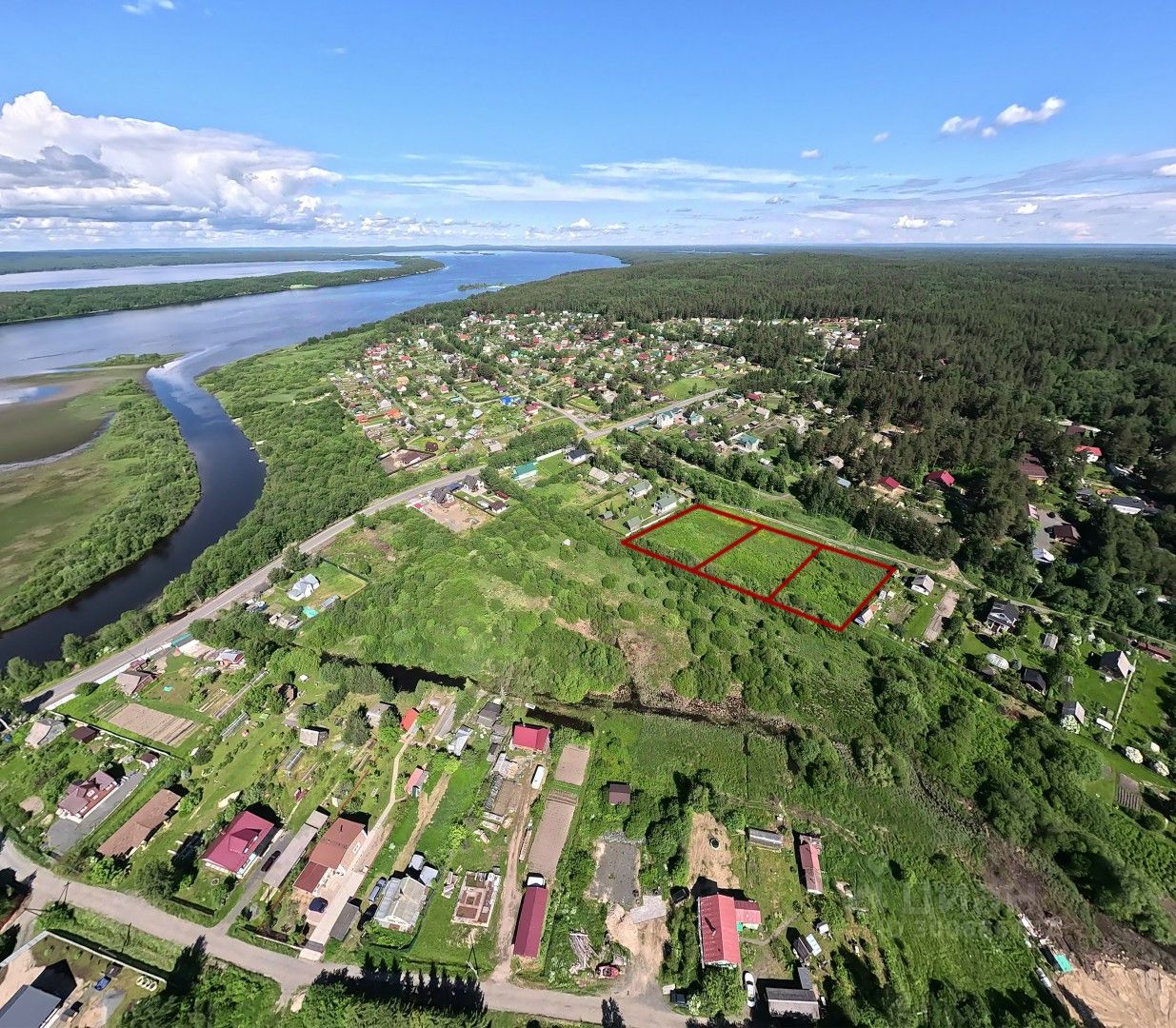 Купить земельный участок в деревне Верховье Прионежского района, продажа  земельных участков - база объявлений Циан. Найдено 1 объявление