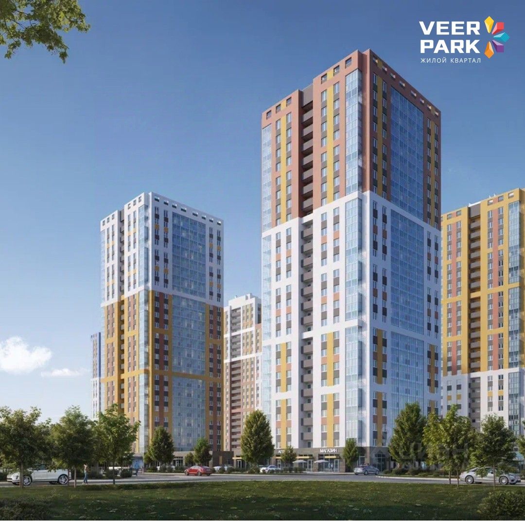 Продажа новостройки, 66.3 кв.м, 2 комнаты, ЖК Veer Park, проспект  Космонавтов, Екатеринбург