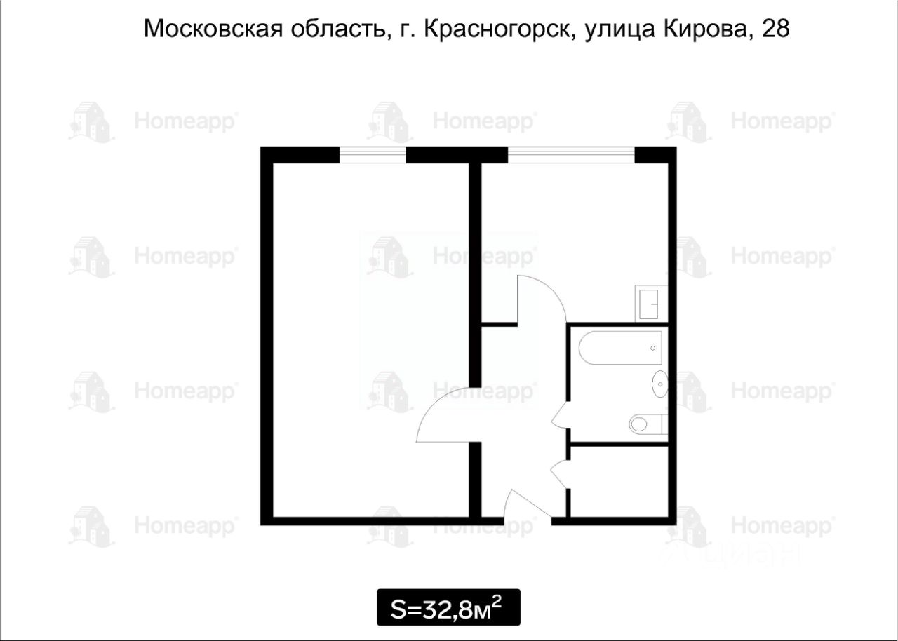 Купить квартиру на улице Кирова в городе Красногорск, продажа квартир во  вторичке и первичке на Циан. Найдено 19 объявлений