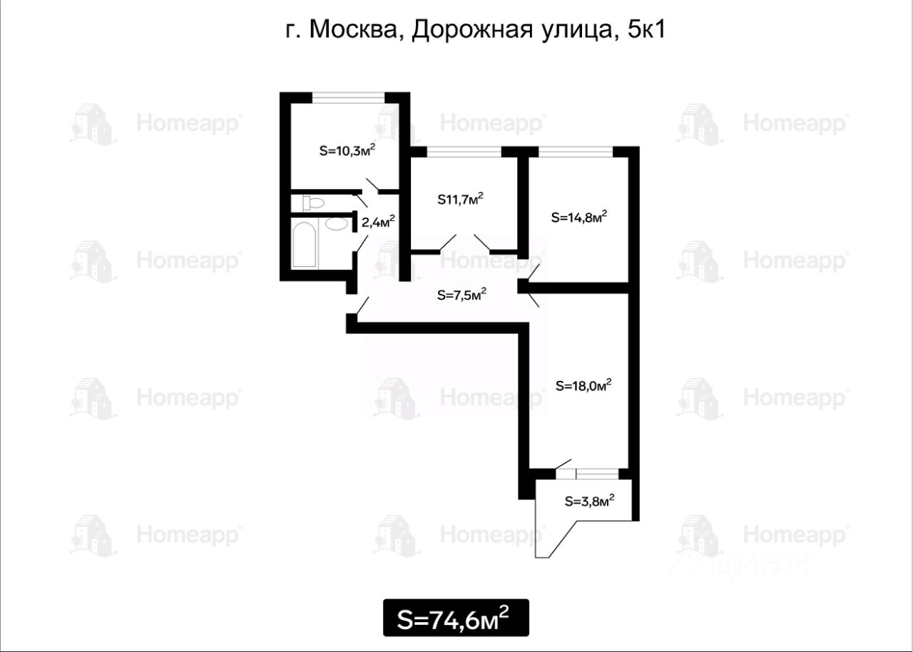 Купить квартиру вторичка в районе Чертаново Южное в Москве, продажа квартир  на вторичном рынке. Найдено 461 объявление.