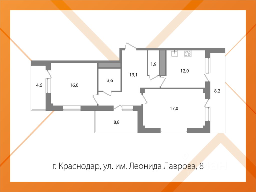 Купить 2-комнатную квартиру в ЖК Империал в Краснодаре от застройщика,  официальный сайт жилого комплекса Империал, цены на квартиры, планировки.  Найдено 8 объявлений.