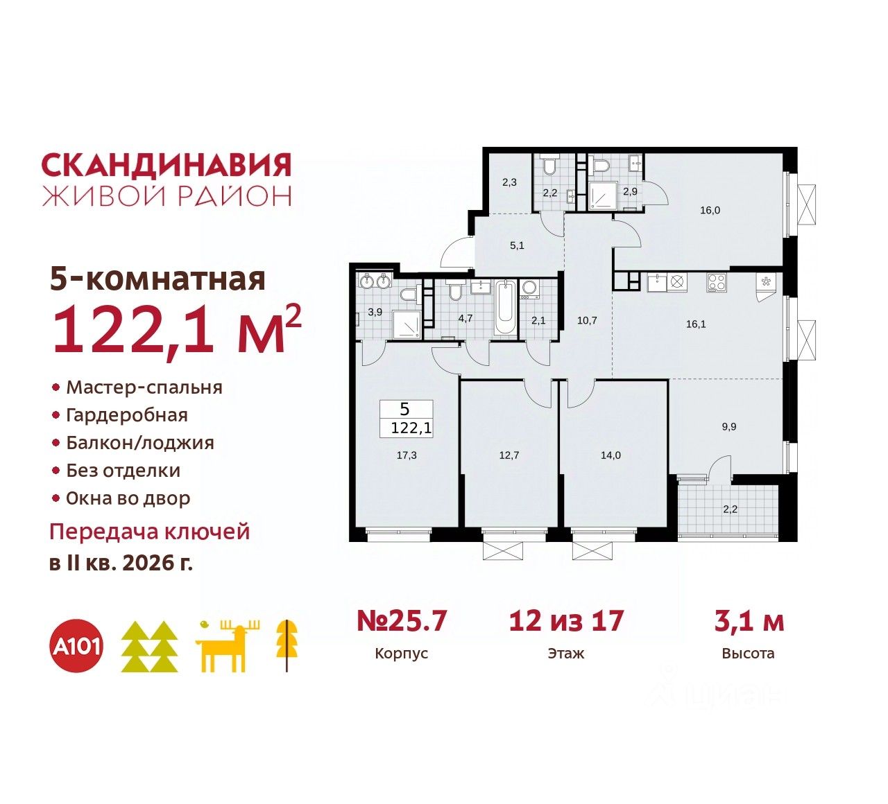 Купить 5-комнатную квартиру от застройщика рядом с метро Улица Скобелевская,  продажа 5-комнатных квартир от застройщиков. Найдено 16 объявлений.