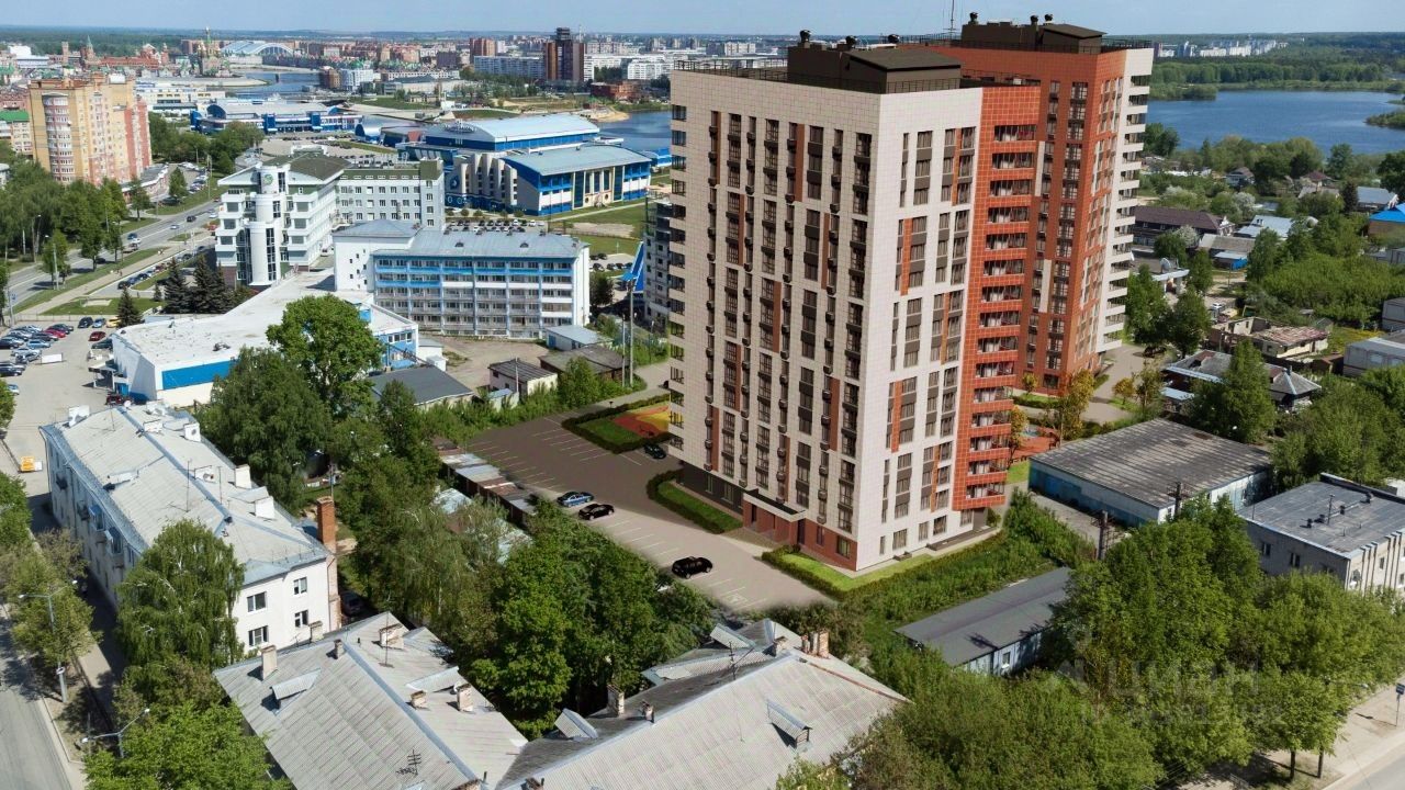 Продаю двухкомнатную квартиру 52,7м² Йошкар-Ола, Марий Эл респ., Два  Капитана жилой комплекс - база ЦИАН, объявление 303613391