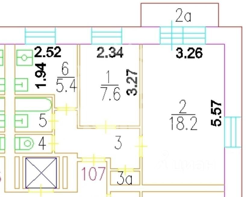 Продается2-комн.квартира,39,4м²