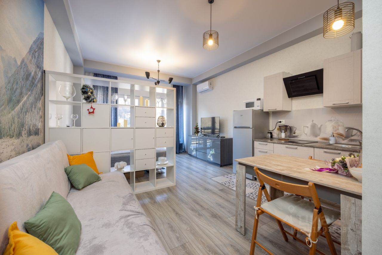 Снять квартиру-студию 35м² ул. Турчинского, 10, Краснодарский край ...