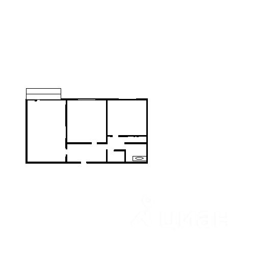 Планировка этой квартиры по данным Циан