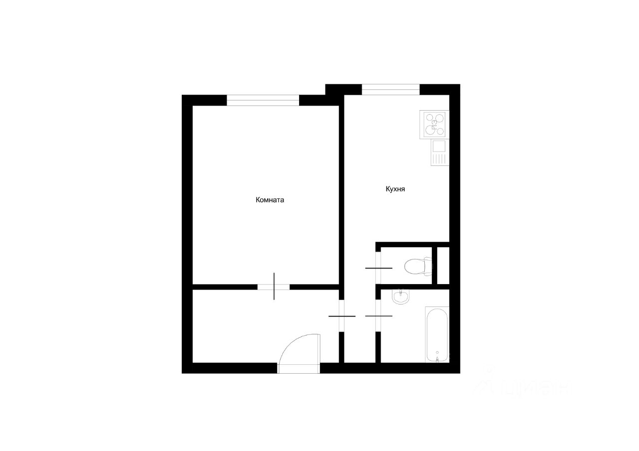 Продажа однокомнатной квартиры 35,6м² ул. Адмирала Лазарева, 8, Москва, м.  Бульвар Адмирала Ушакова - база ЦИАН, объявление 303765379