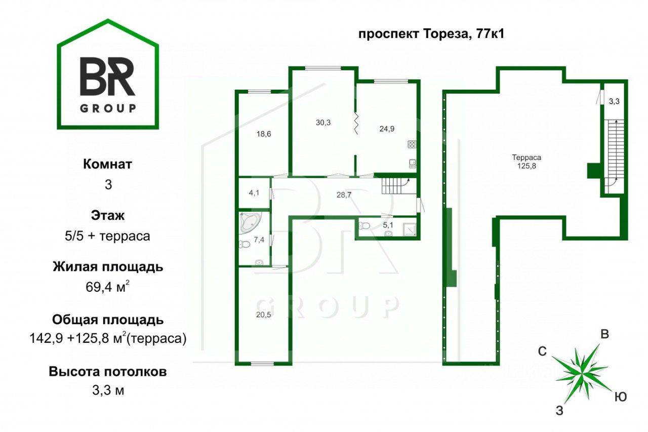 Купить квартиру на проспекте Тореза дом 77К1 в Санкт-Петербурге, продажа  жилой недвижимости на Циан. Найдено 6 объявлений