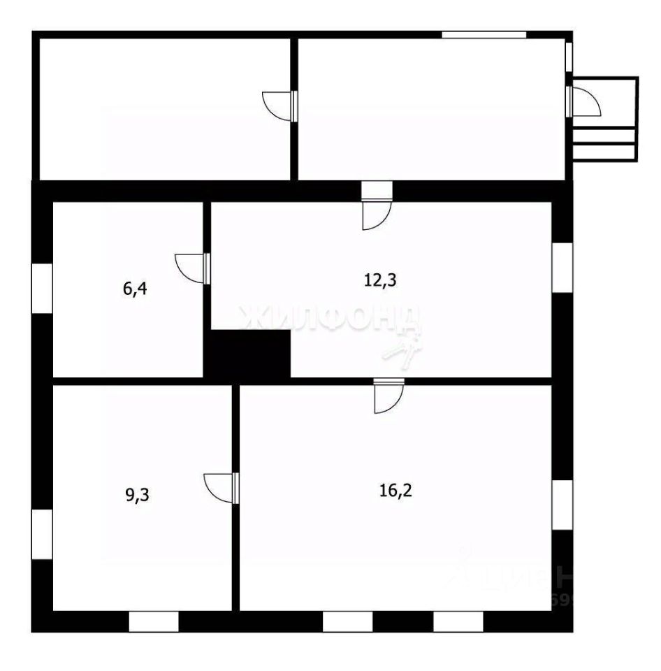 Продаю дом 9,2сот. Центральная ул., Тогучин, Новосибирская область,  Тогучинский район - база ЦИАН, объявление 303776996