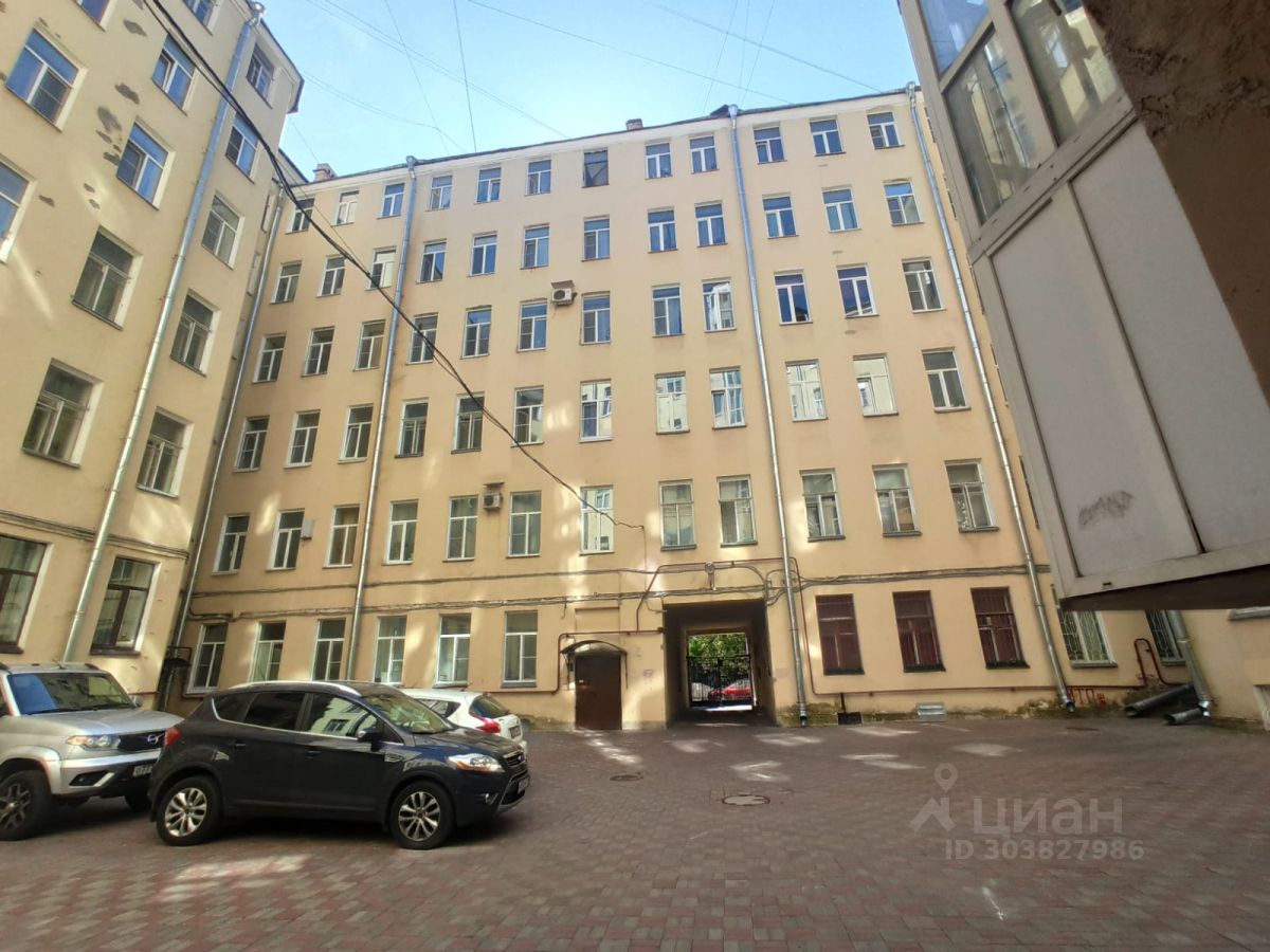 Продажа комнаты 38,2м² Съезжинская ул., 19, Санкт-Петербург, м. Спортивная  - база ЦИАН, объявление 303827986