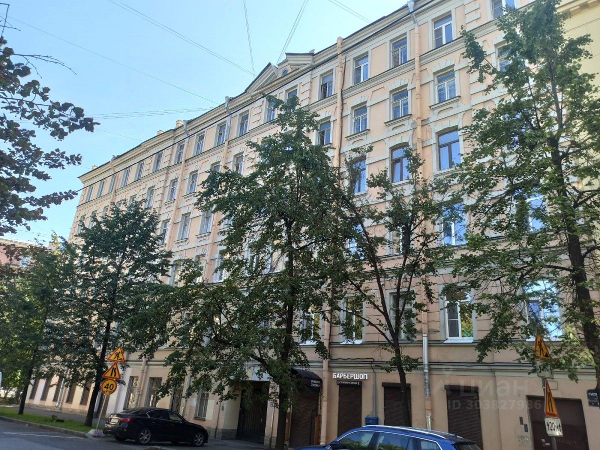 Продажа комнаты 38,2м² Съезжинская ул., 19, Санкт-Петербург, м. Спортивная  - база ЦИАН, объявление 303827986