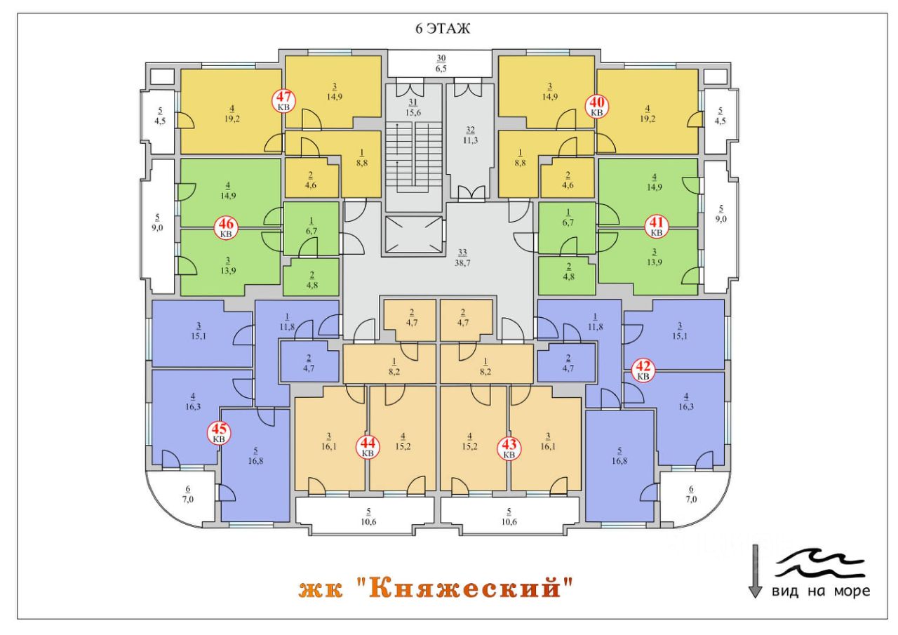 Купить квартиру на улице Щорса в городе Ялта, продажа квартир во вторичке и  первичке на Циан. Найдено 102 объявления