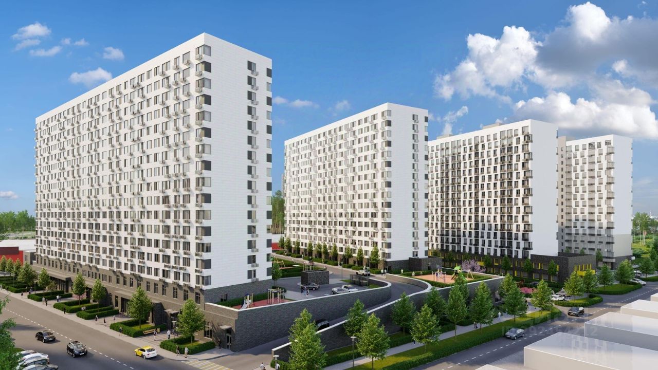 Продажа двухкомнатной квартиры 54,3м² к4, Балашиха, Московская область,  Балашихинский район, Балашиха городской округ, Южный микрорайон, Квартал  Светлый жилой комплекс, м. Новокосино - база ЦИАН, объявление 292454212