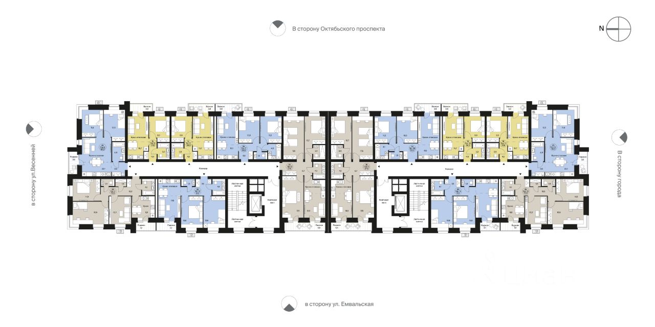 Купить 2-комнатную квартиру на улице Весенняя в городе Сыктывкар, продажа  двухкомнатных квартир во вторичке и первичке на Циан. Найдено 23 объявления