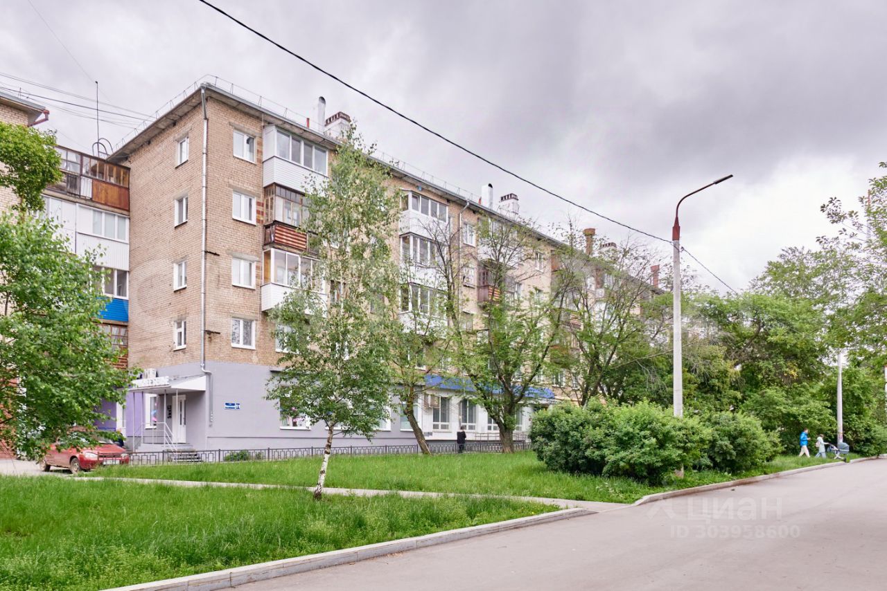 Продажа двухкомнатной квартиры 43,7м² ул. Крупской, 51, Пермь, Пермский  край - база ЦИАН, объявление 303958600