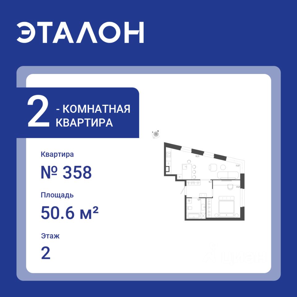 Купить 2-комнатную квартиру на улице Профессора Попова в Санкт-Петербурге,  продажа двухкомнатных квартир во вторичке и первичке на Циан. Найдено 24  объявления