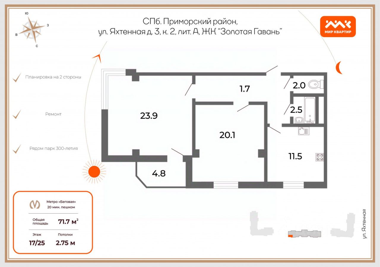 Купить квартиру в ЖК Золотая гавань в Санкт-Петербурге от застройщика,  официальный сайт жилого комплекса Золотая гавань, цены на квартиры,  планировки. Найдено 28 объявлений.