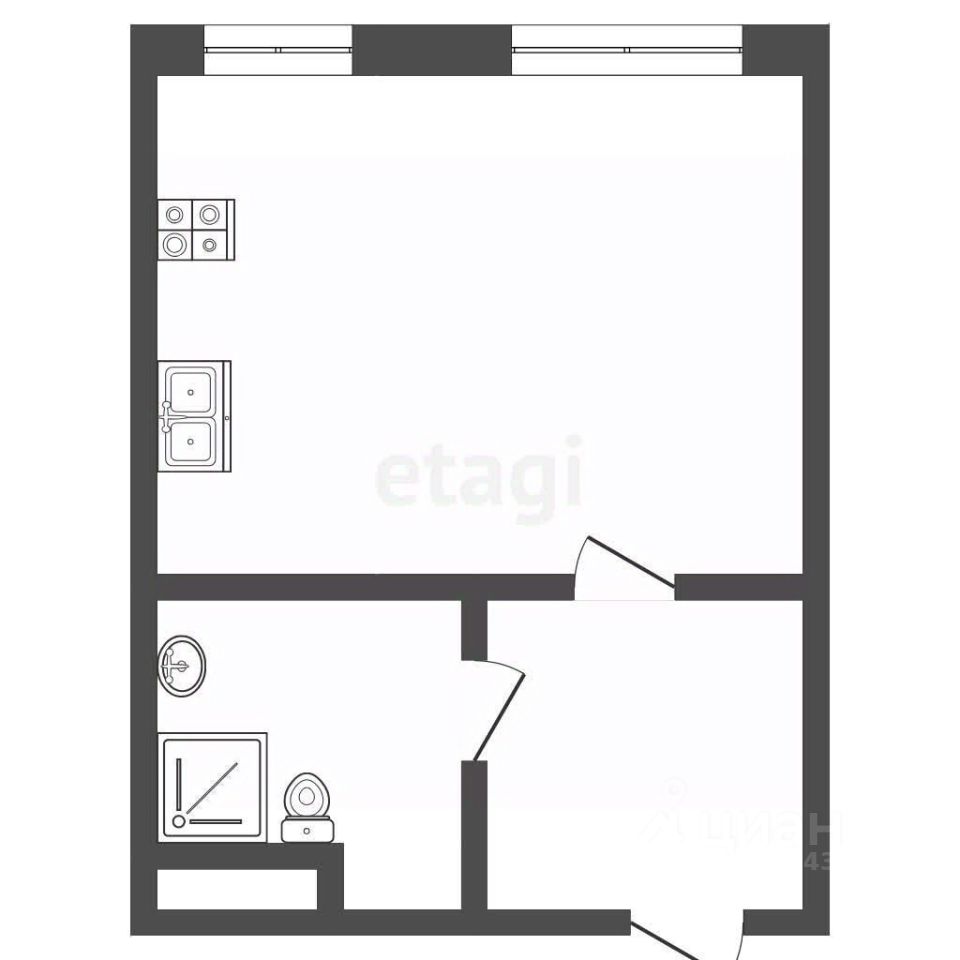 Продаю квартиру-студию 25,9м² Ильменский проезд, 14к3, Москва, м.  Селигерская - база ЦИАН, объявление 304133525