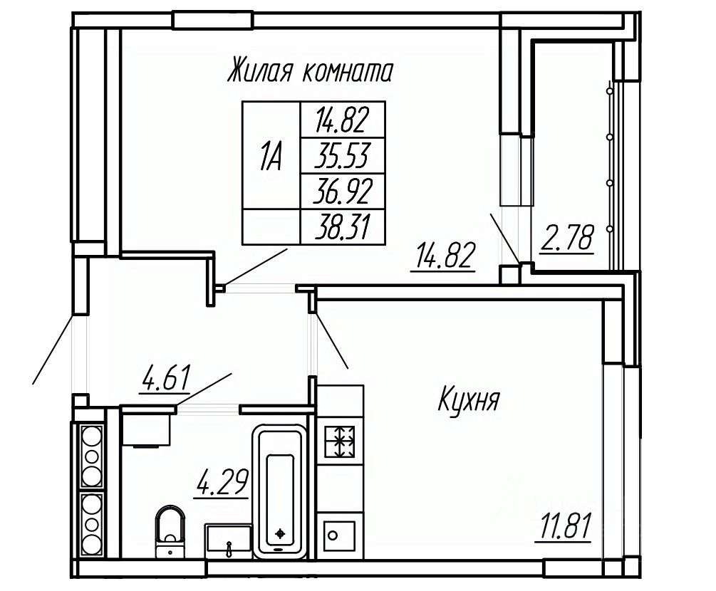 Купить 1-комнатную квартиру первичка в Йошкар-Оле, продажа 1-комнатных  квартир первичное жилье. Найдено 194 объявления.