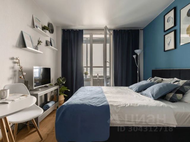Студия, 25 м², 19/19 этаж