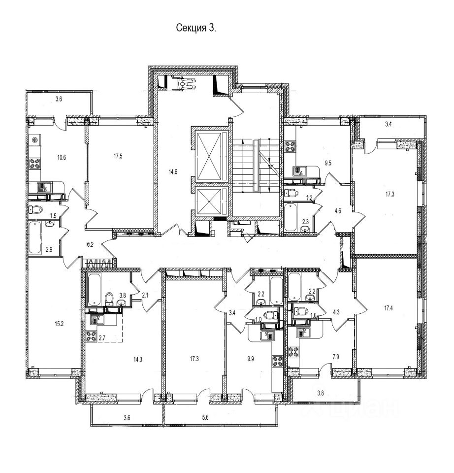 Продаю однокомнатную квартиру 39,5м² ул. Юбилейная, 4Б, Ногинск, Московская  область, Богородский городской округ - база ЦИАН, объявление 304429442