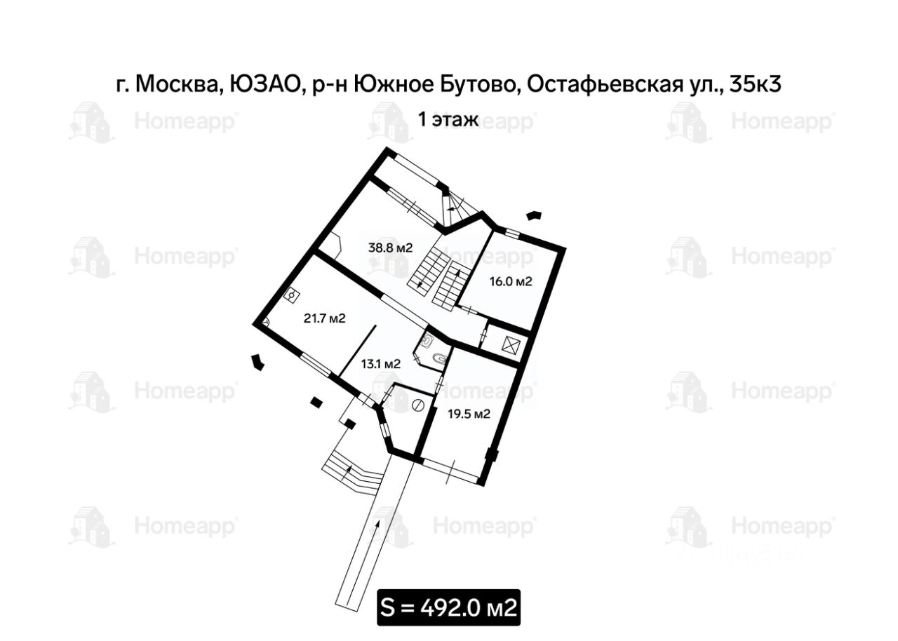 Купить таунхаус в округе ЮЗАО в Москве, продажа таунхаусов - база  объявлений Циан. Найдено 14 объявлений