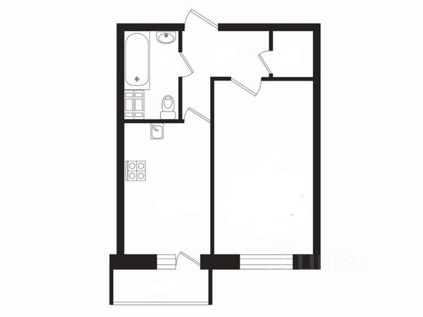 1-комн., 35 м², 20/26 этаж
