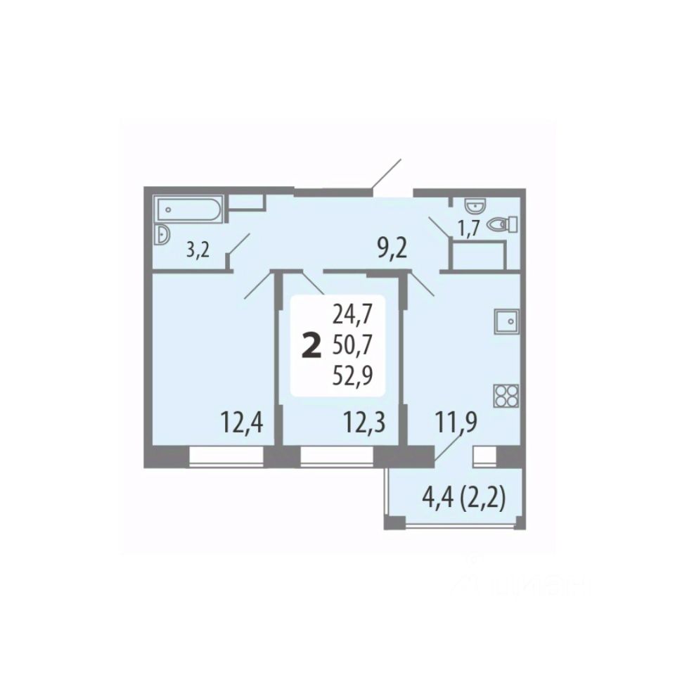 Продажа2-комни3-комнквартирвЧебоксарах