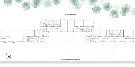 1-комн.апарт., 108 м², этаж 13