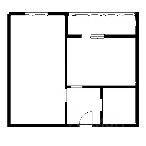 Планировка этой квартиры по данным Циан