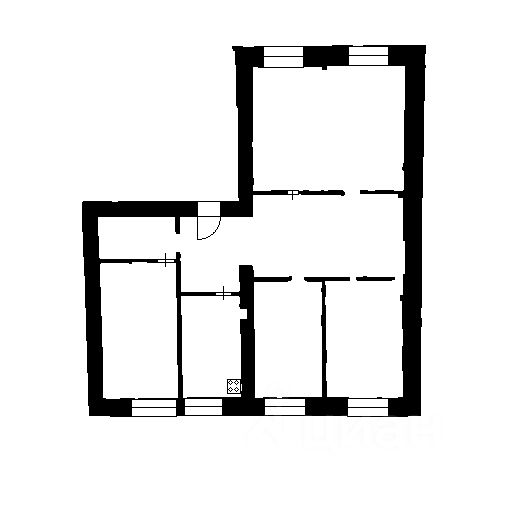 Планировка этой квартиры по данным Циан