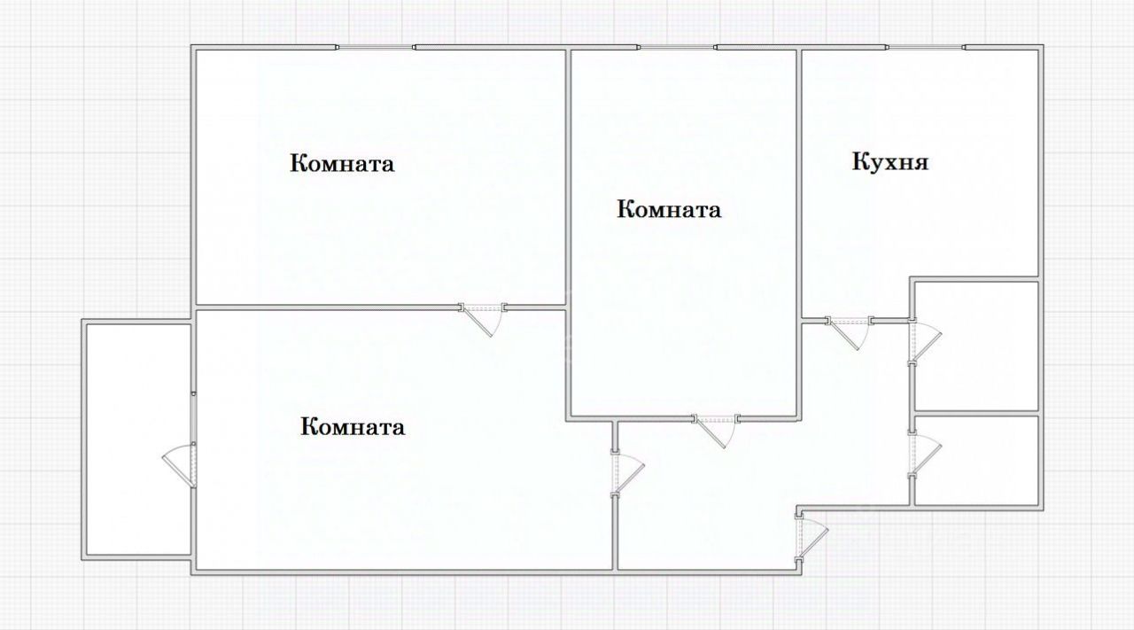 Продается3-комн.квартира,52,3м²