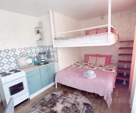 Студия, 19 м², 2/10 этаж